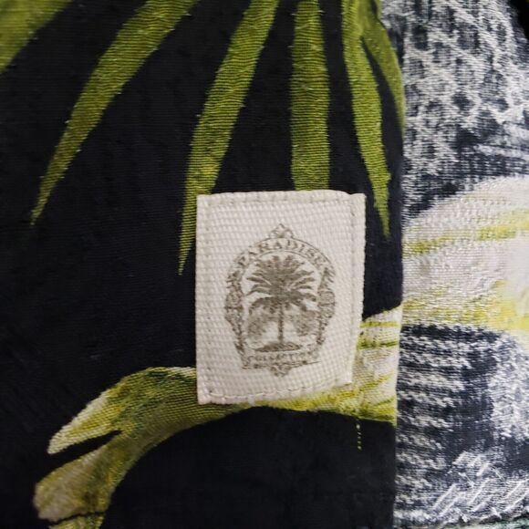 Paradise Collection Men's Shirt Size XL 100% Fine Washable Silk Hawaiian Button - Picture 9 of 11